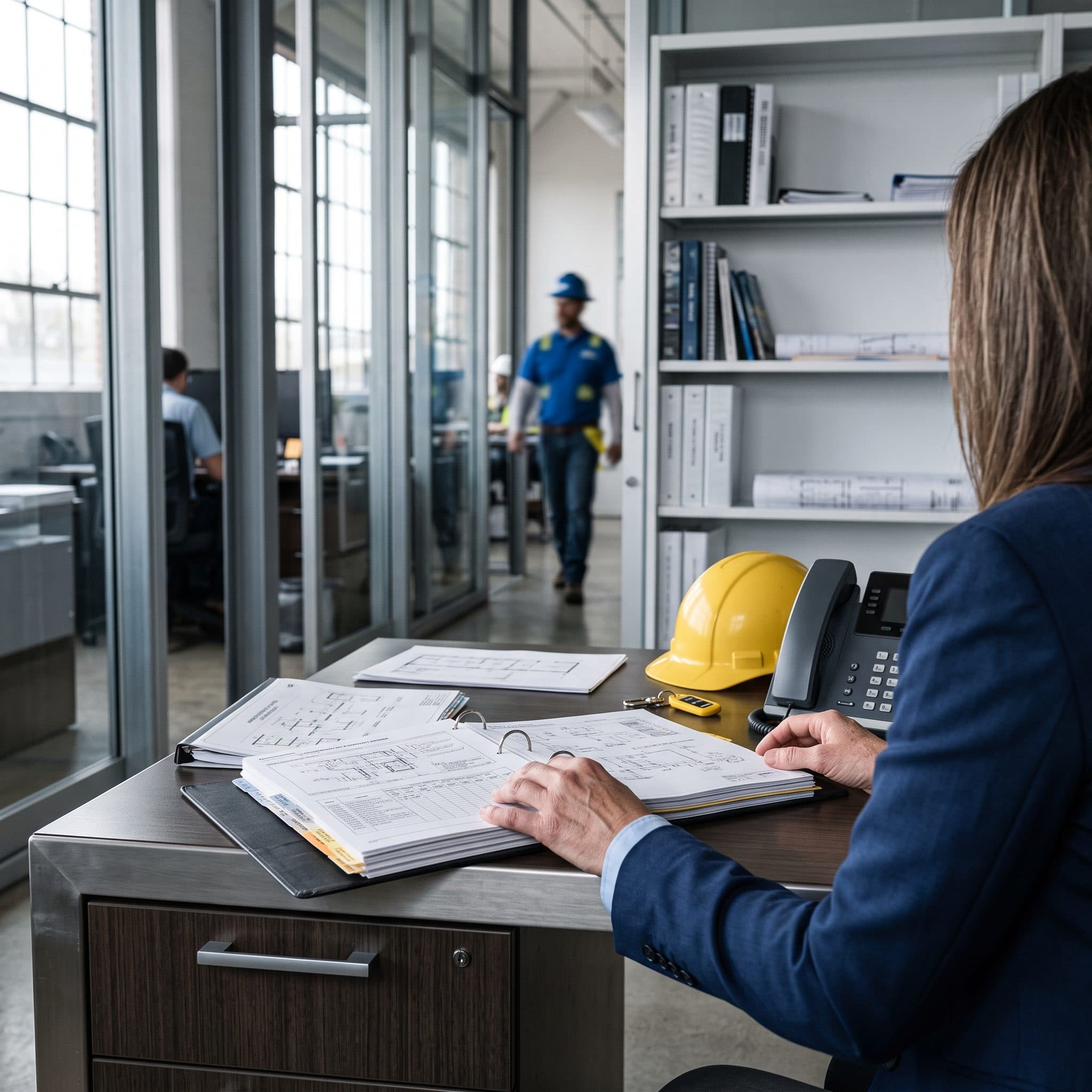 Martine Hoffmann, responsable contrats chez LiftTech Solutions Luxembourg