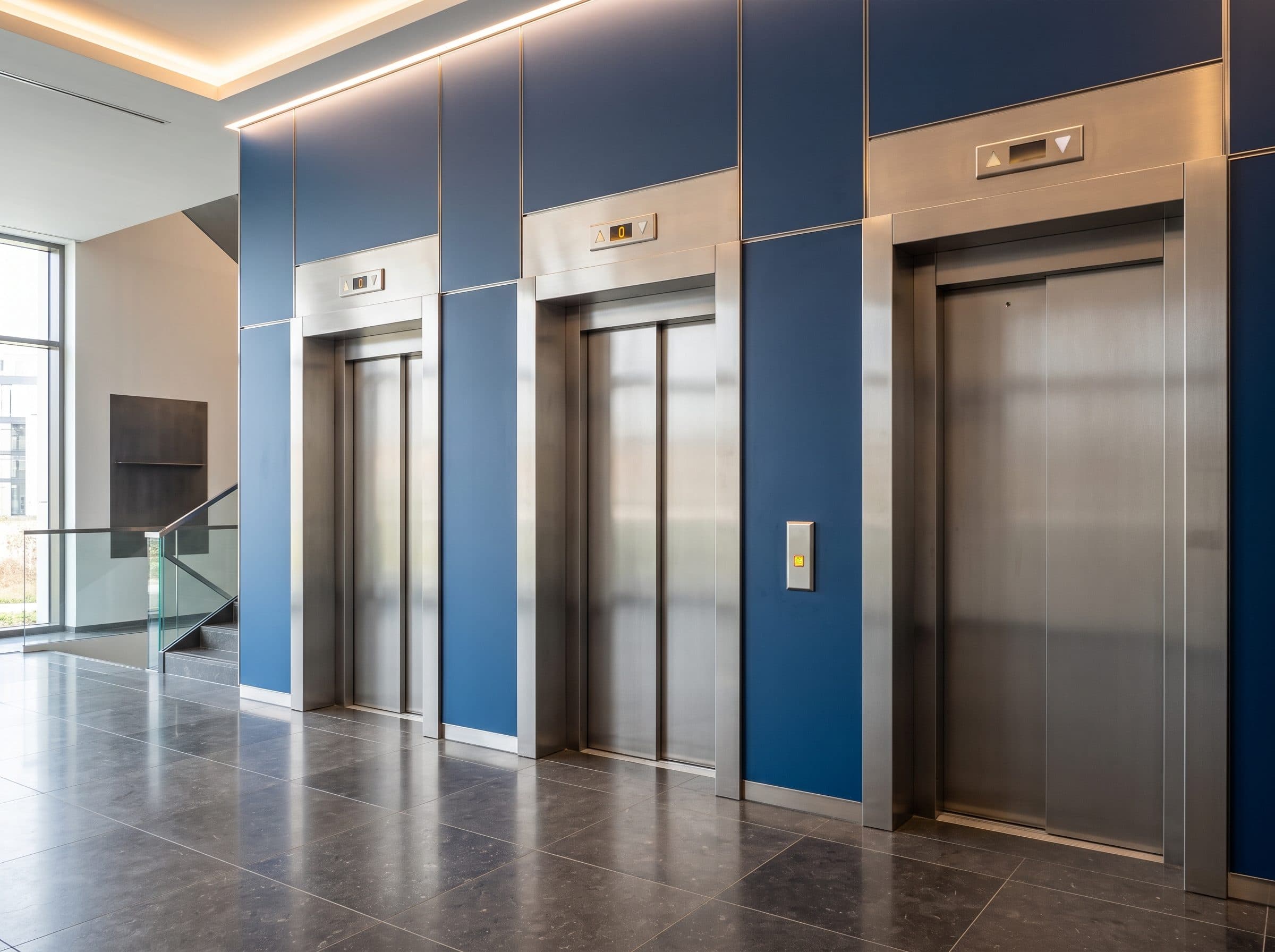 Réalisation LiftTech : 3 ascenseurs neufs — Résidence Le Parc Kirchberg